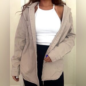 Beige Canvas Jacket